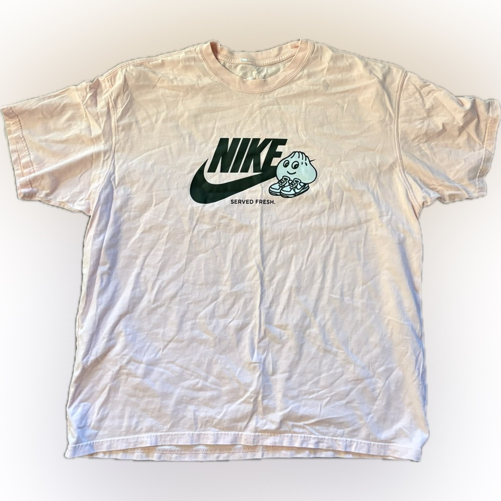 Nike Men's Sole Food Dumpling Light Pink Graphic Tee